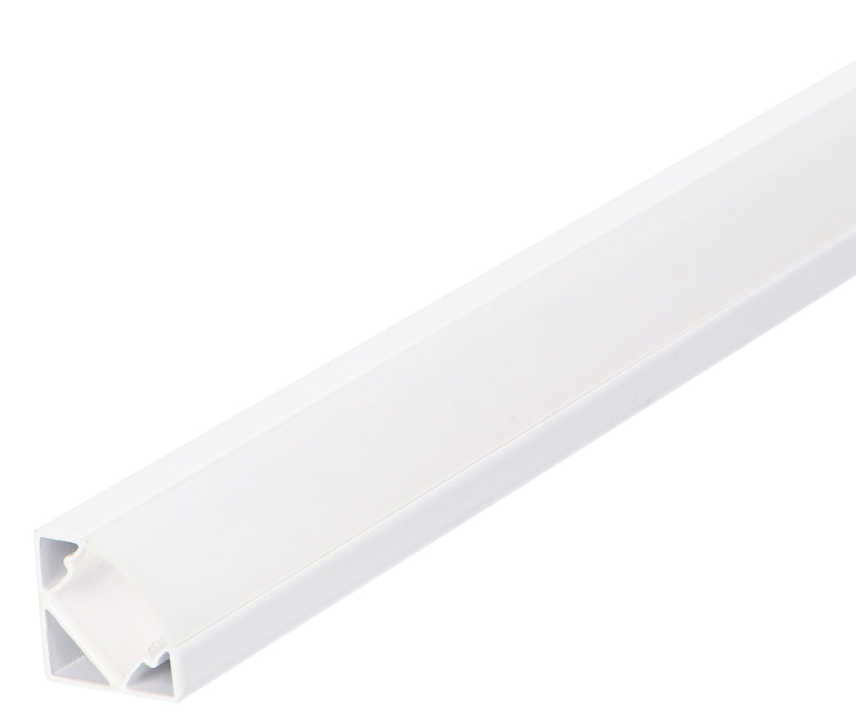 Profil LED aluminiowy SobkoTEC ST3 1m bialy, profil narozny 45 stopni