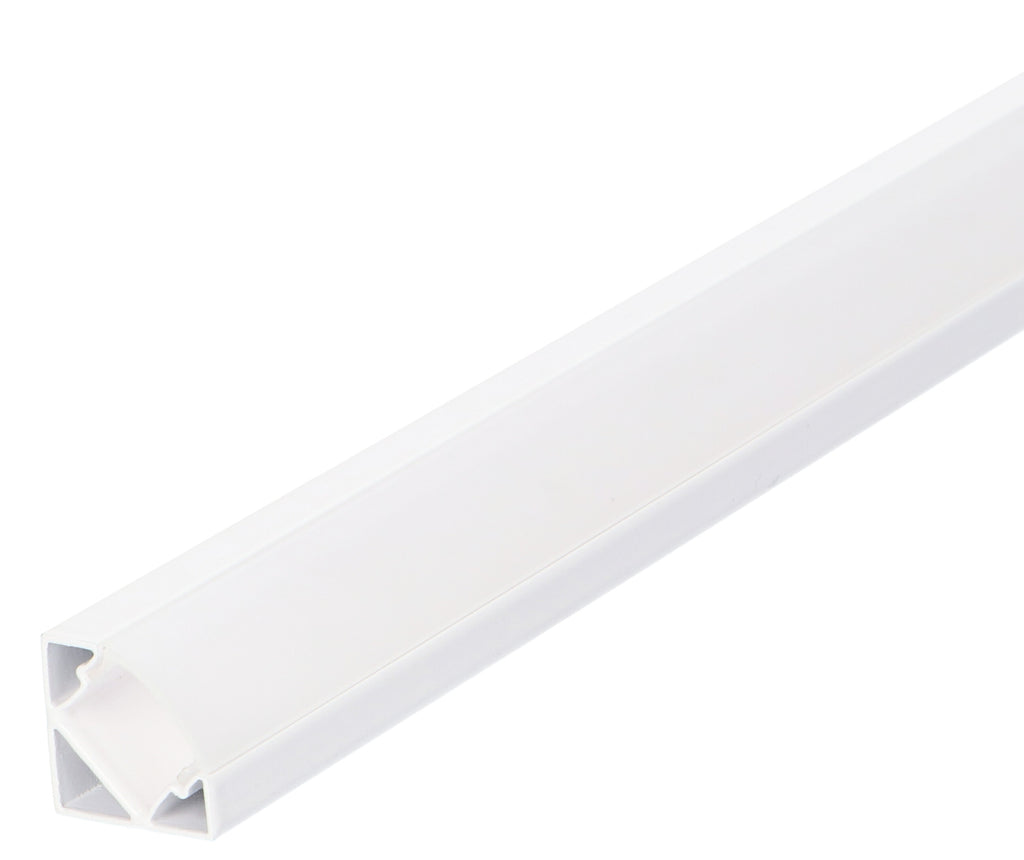 Profil LED aluminiowy SobkoTEC ST3 2m bialy, profil narozny 45 stopni