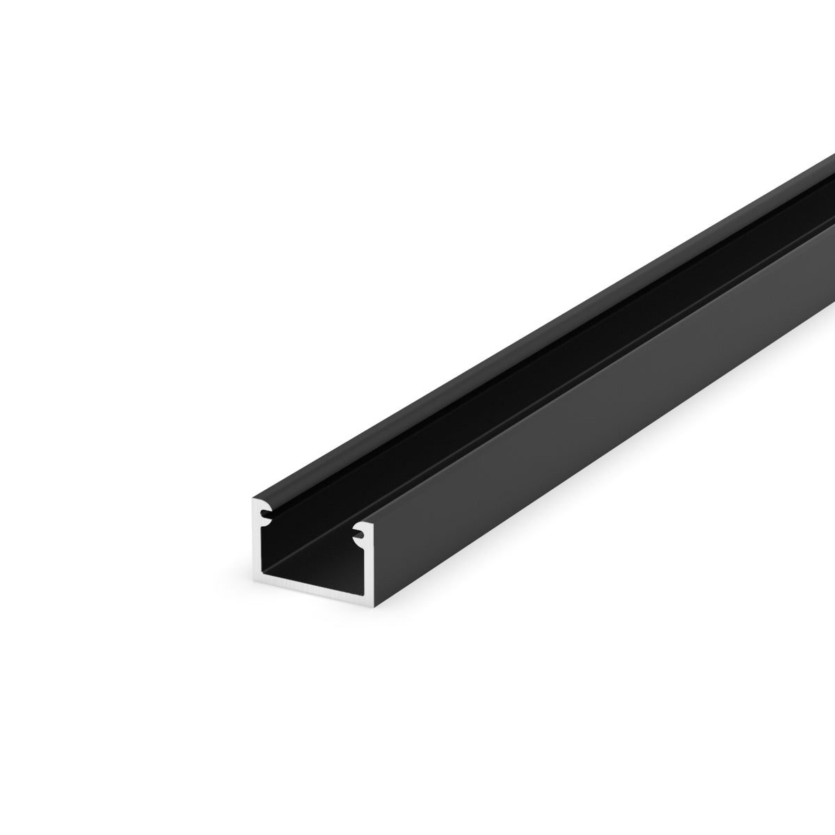 Profil LED aluminiowy SobkoTEC ST4-2 2m czarny, nawierzchniowy slim 15x6 mm
