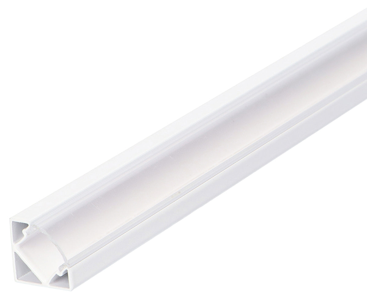 Profil LED aluminiowy SobkoTEC ST3 1m bialy, z zalozonym kloszem